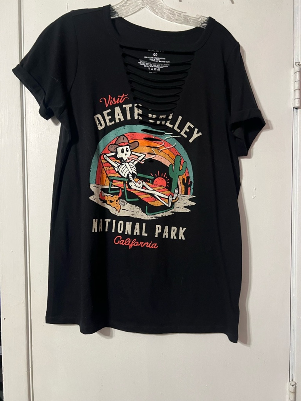 Torrid- Visit Death Valley Graphic Tee - Black